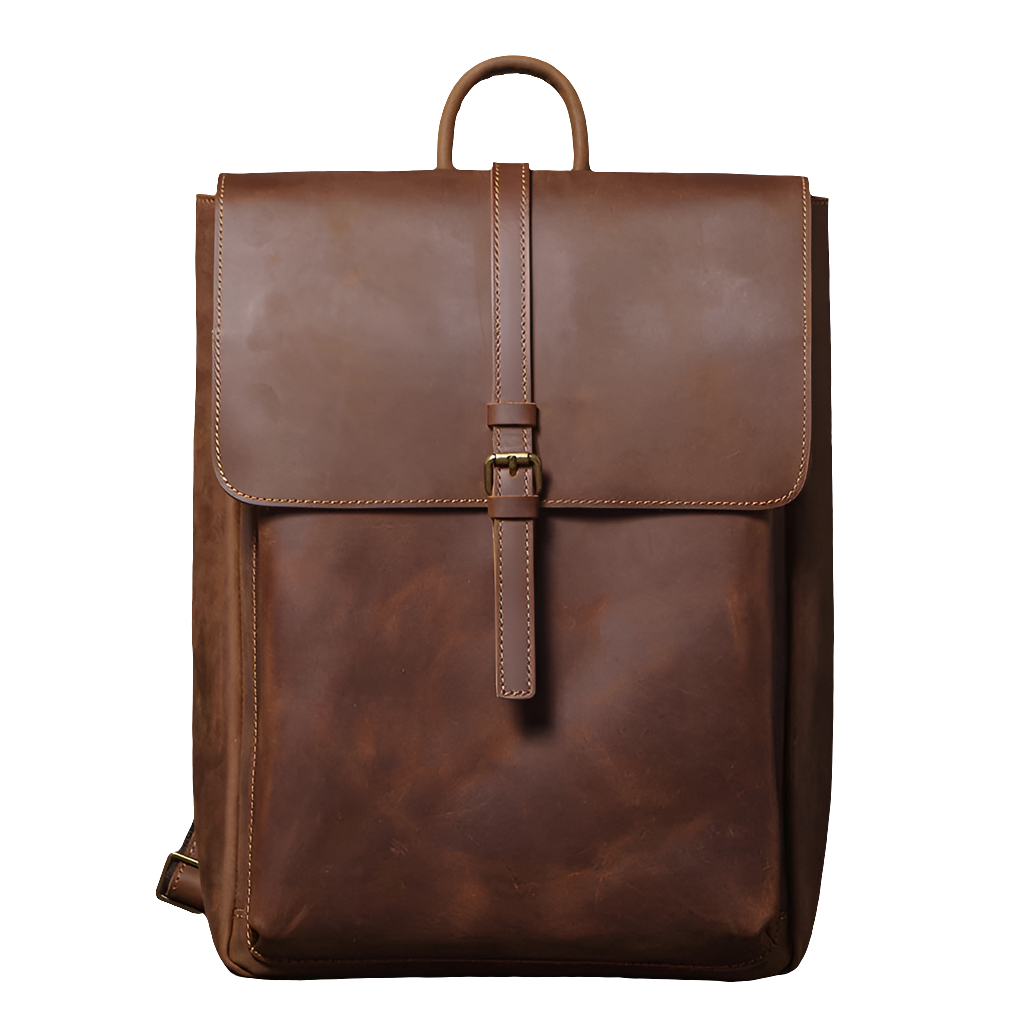 Mochila de Couro Legítimo Linha Prime Retro