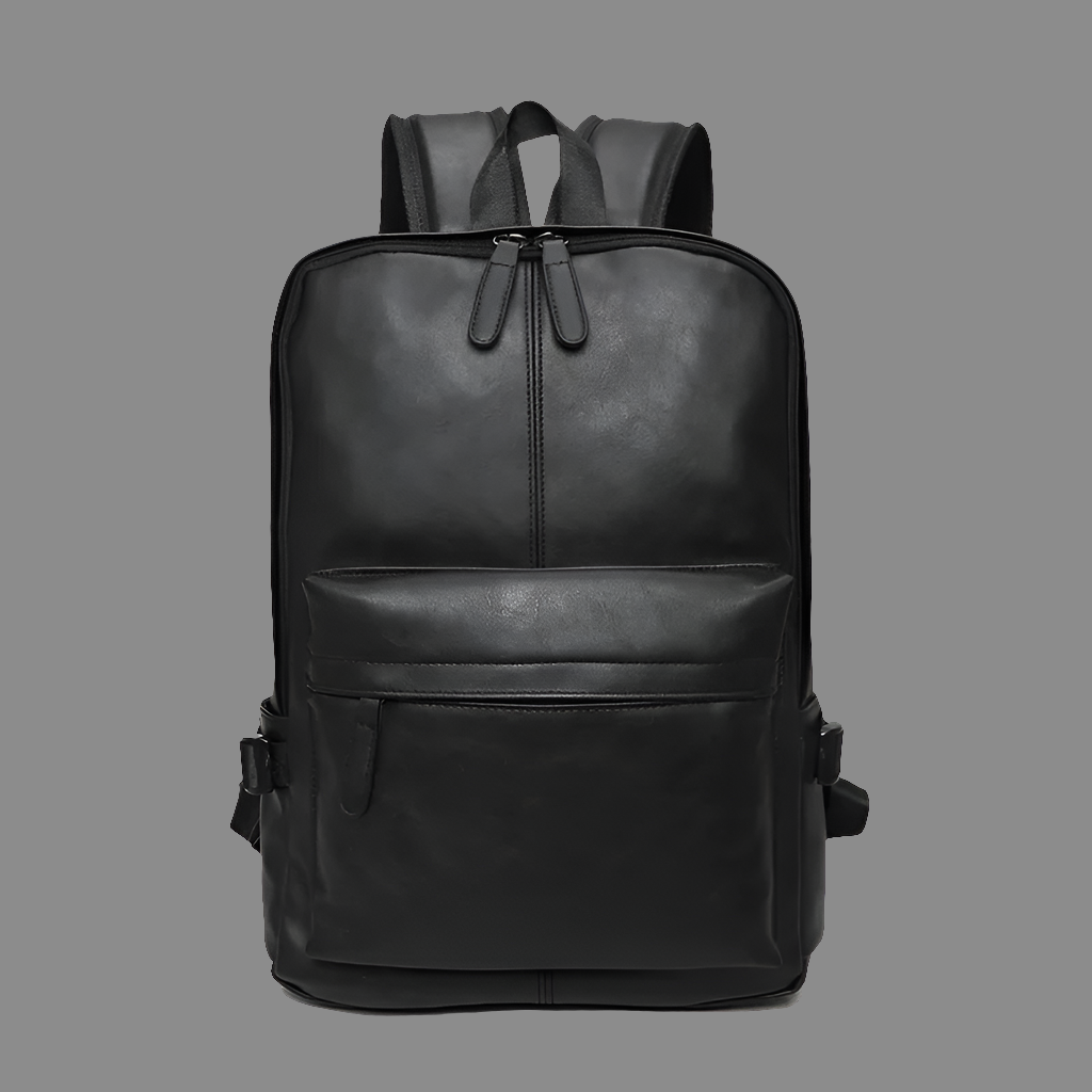 Mochila de Couro Impermeável para Notebook – Modelo Casual!