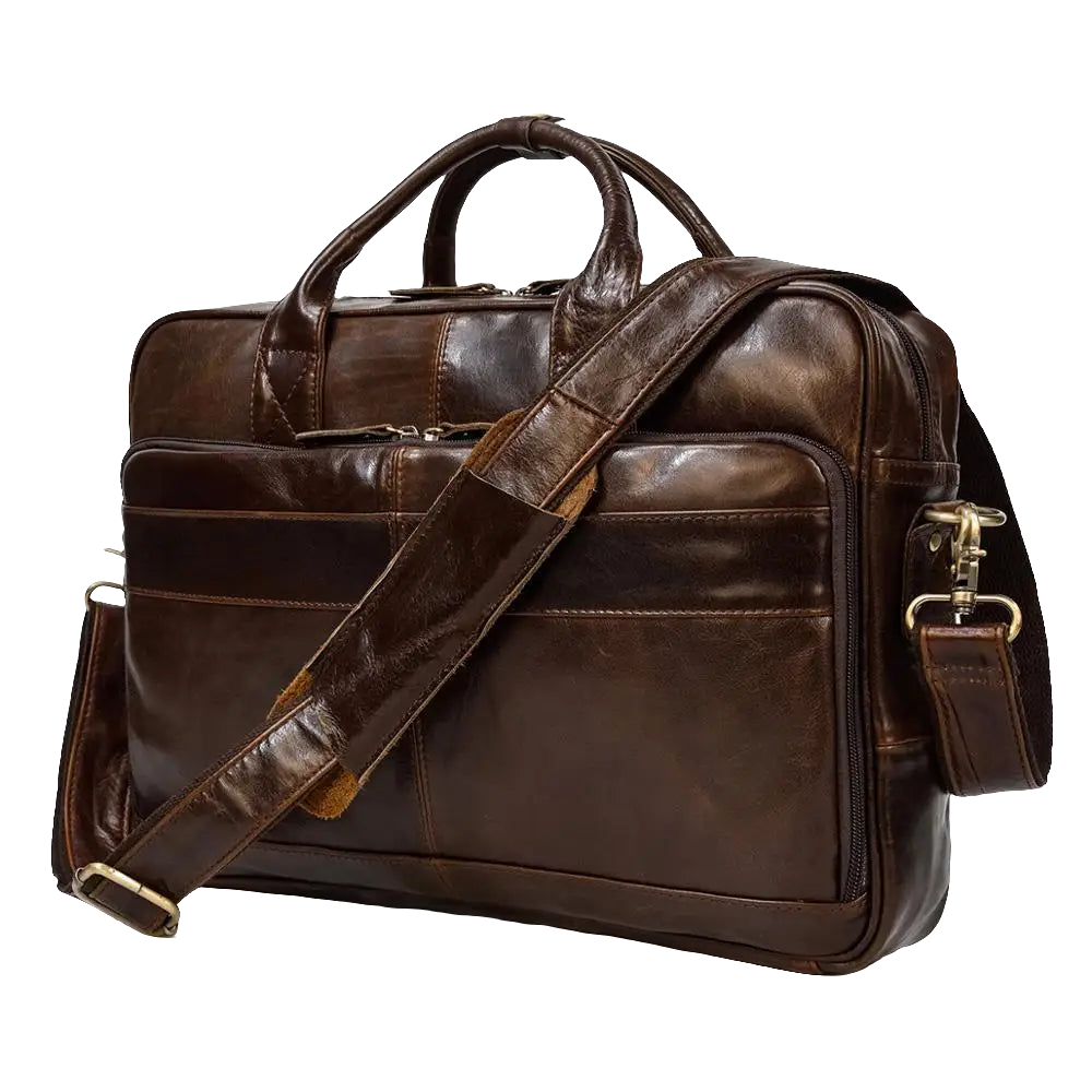 Maleta Masculina de Couro Legítimo – Modelo Prime