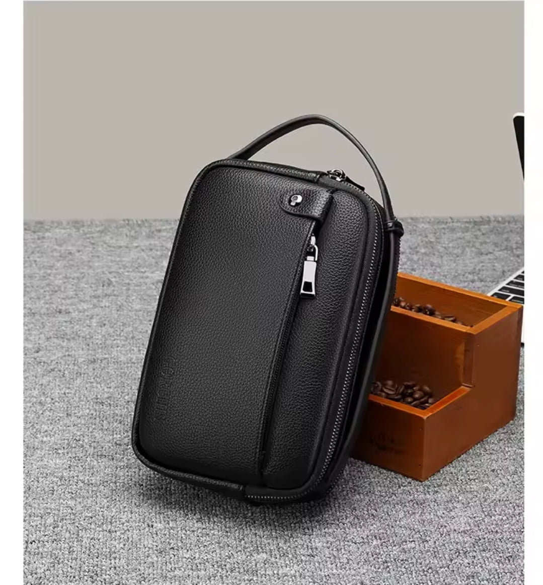 Nécessaire Masculina de Couro – Modelo Britânico