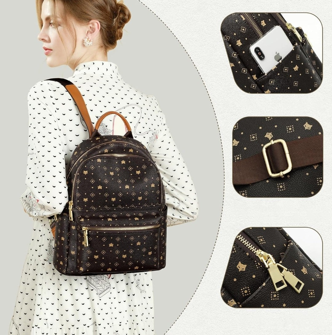 Mochila Feminina Foxer Estampada