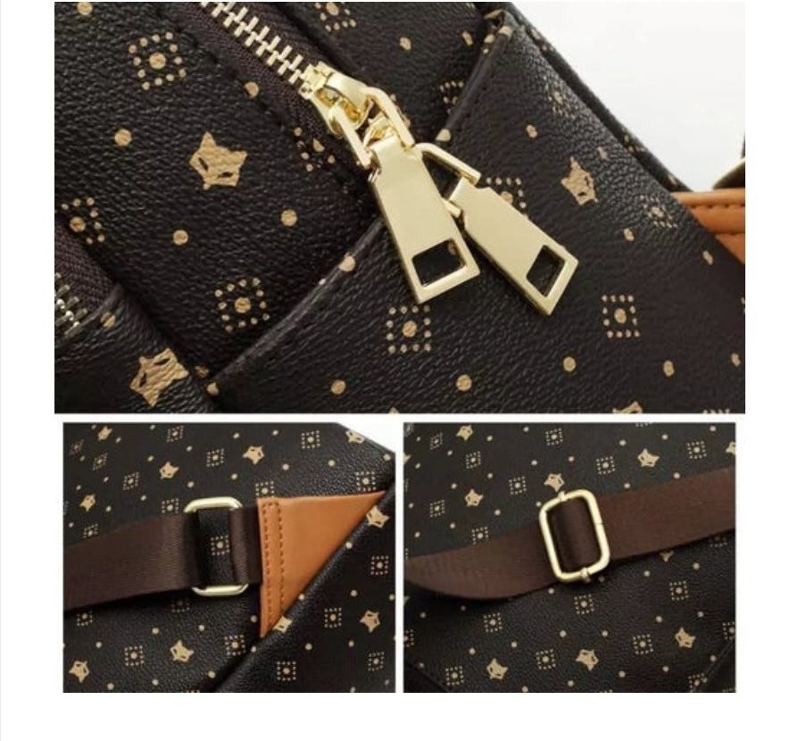 Mochila Feminina Foxer Estampada