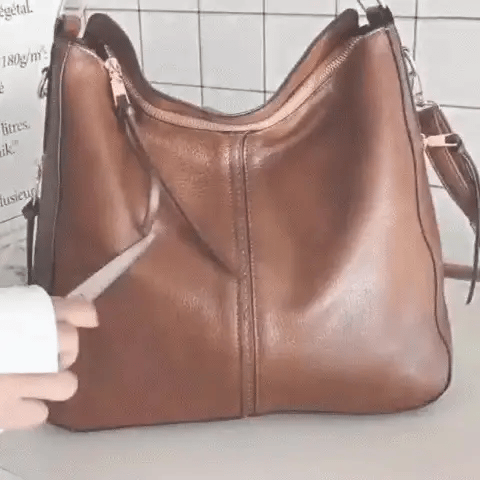 Bolsa Feminina de Couro Impermeável - Modelo Tote + Carteira de Brinde!