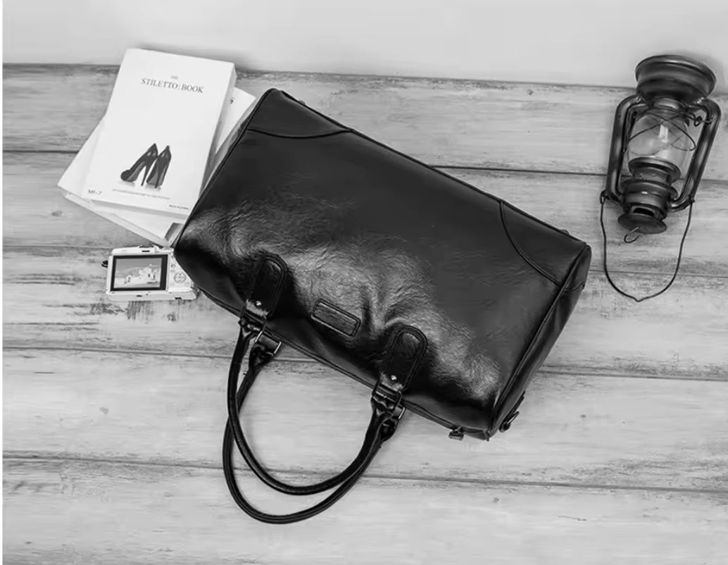 Mala de Viagem Executiva de Couro – Modelo All Black