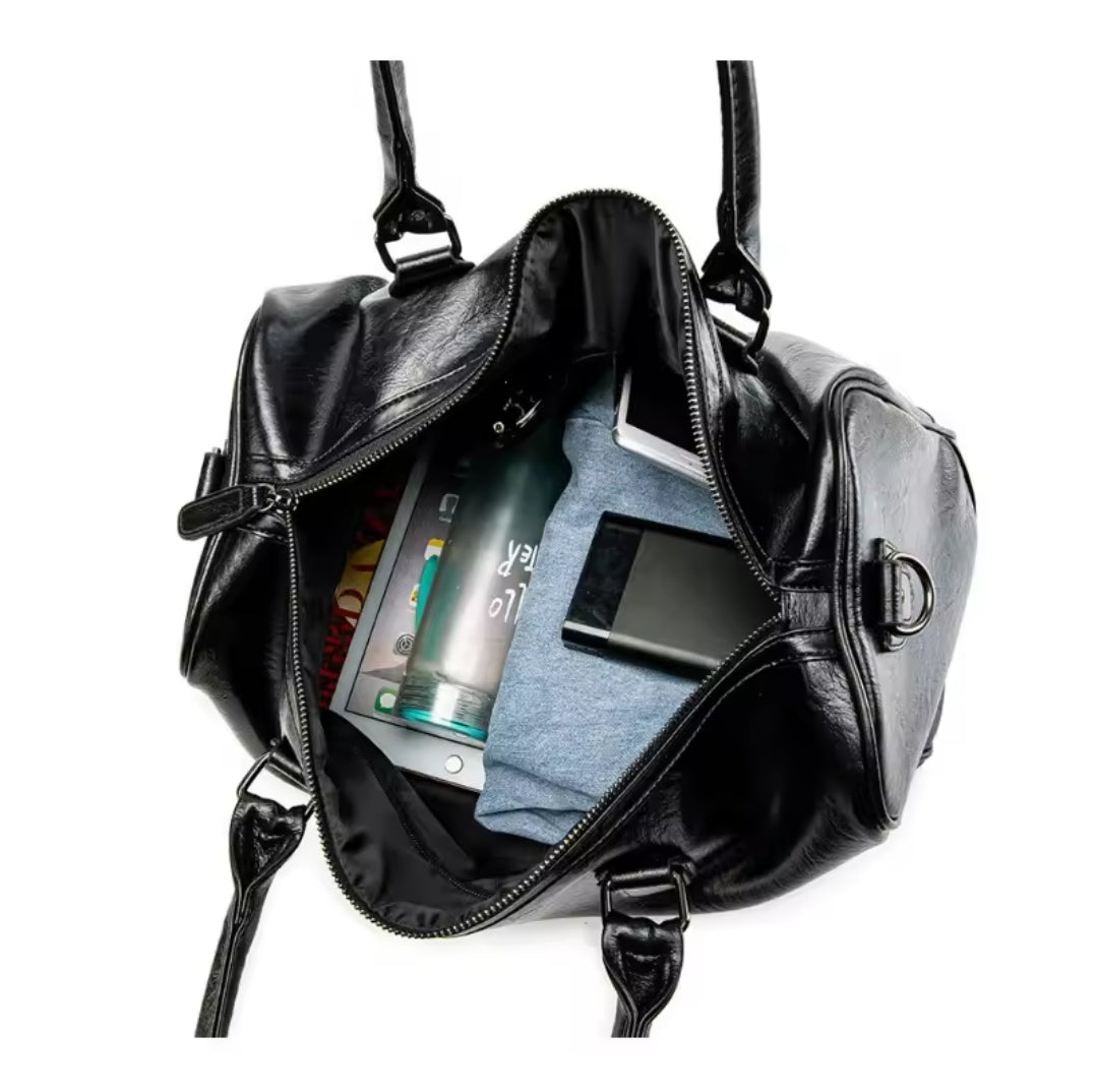 Mala de Viagem Executiva de Couro – Modelo All Black