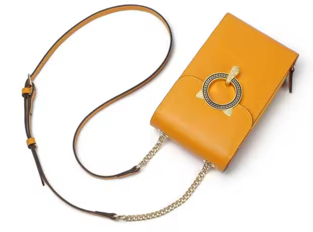 Bolsa Feminina de Couro Legítimo Foxer – Modelo Minimalista Barcelona