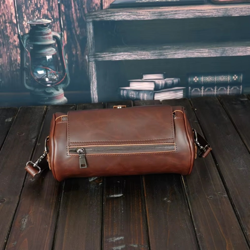 Bolsa Transversal de Couro Shoulder Bag