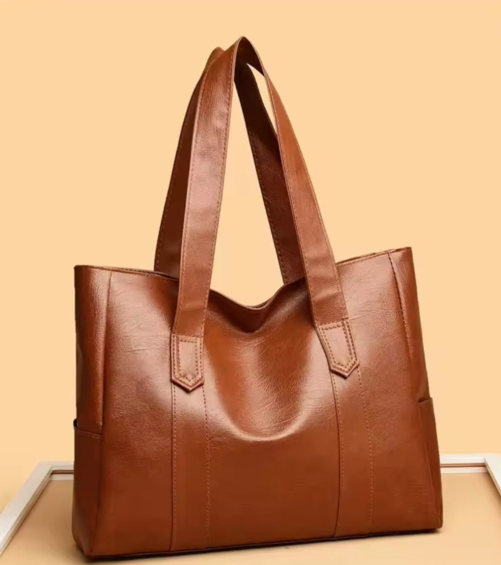 Bolsa Feminina de Couro Legítimo - Modelo Europeu
