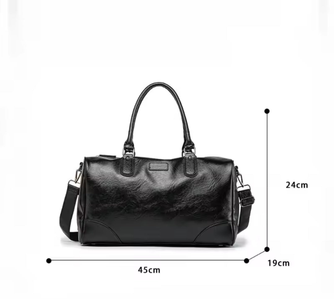 Mala de Viagem Executiva de Couro – Modelo All Black