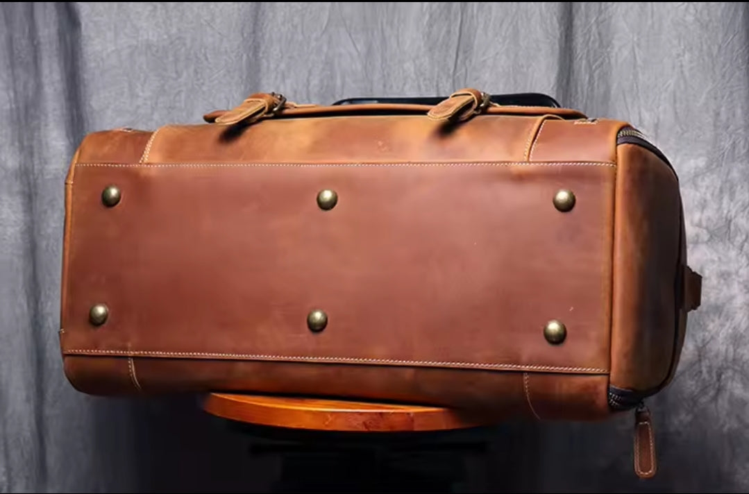 Mala de Viagem Executiva de Couro Legítimo - Modelo Premium!