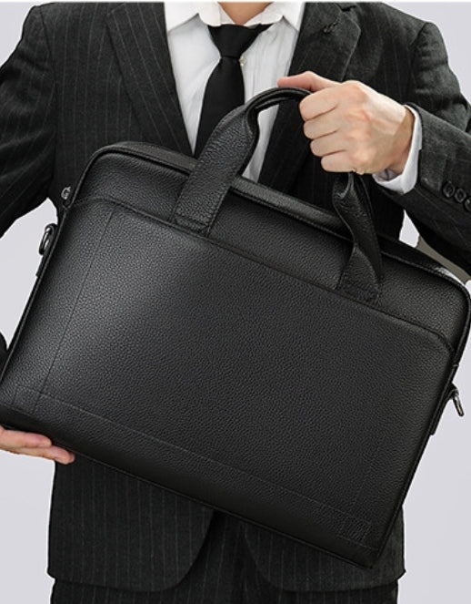 Pasta Masculina de Couro para Notebook Executiva – Modelo Bolsa de Mão ou Ombro!