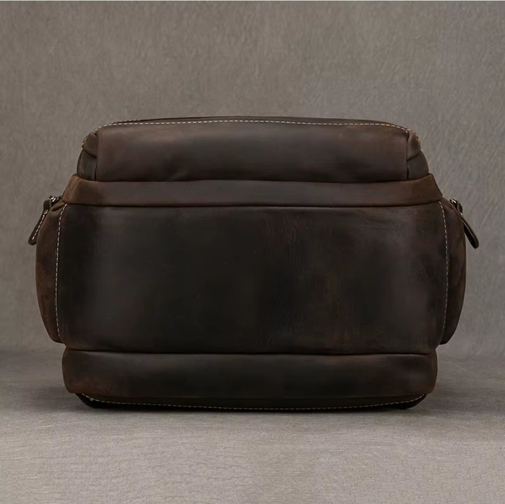 Mochila de Couro Masculina Executiva Prime para Notebook!
