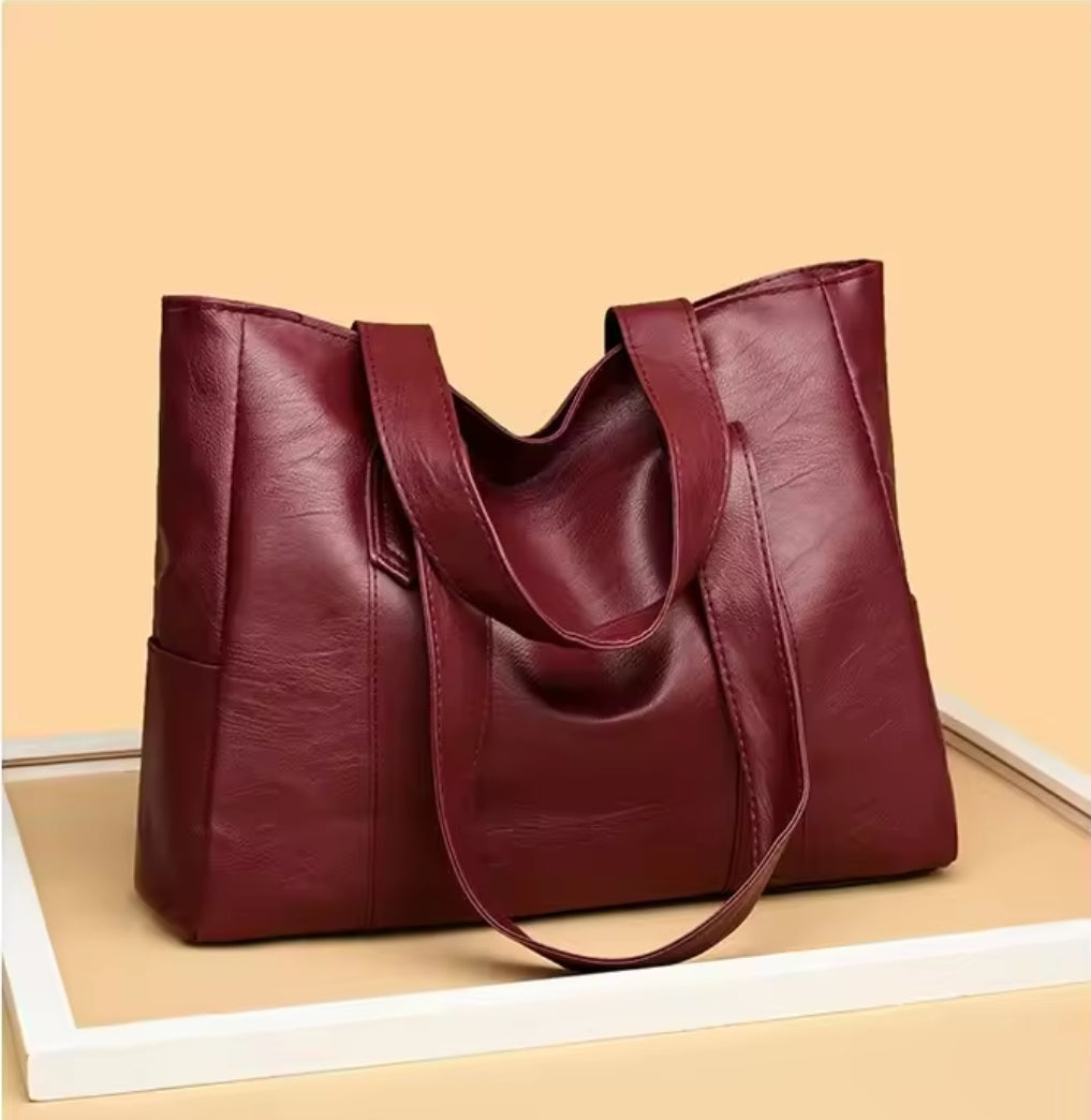 Bolsa Feminina de Couro Legítimo - Modelo Europeu