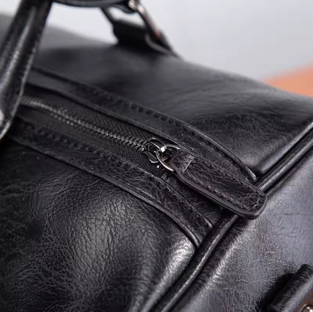 Mala de Viagem Executiva de Couro – Modelo All Black