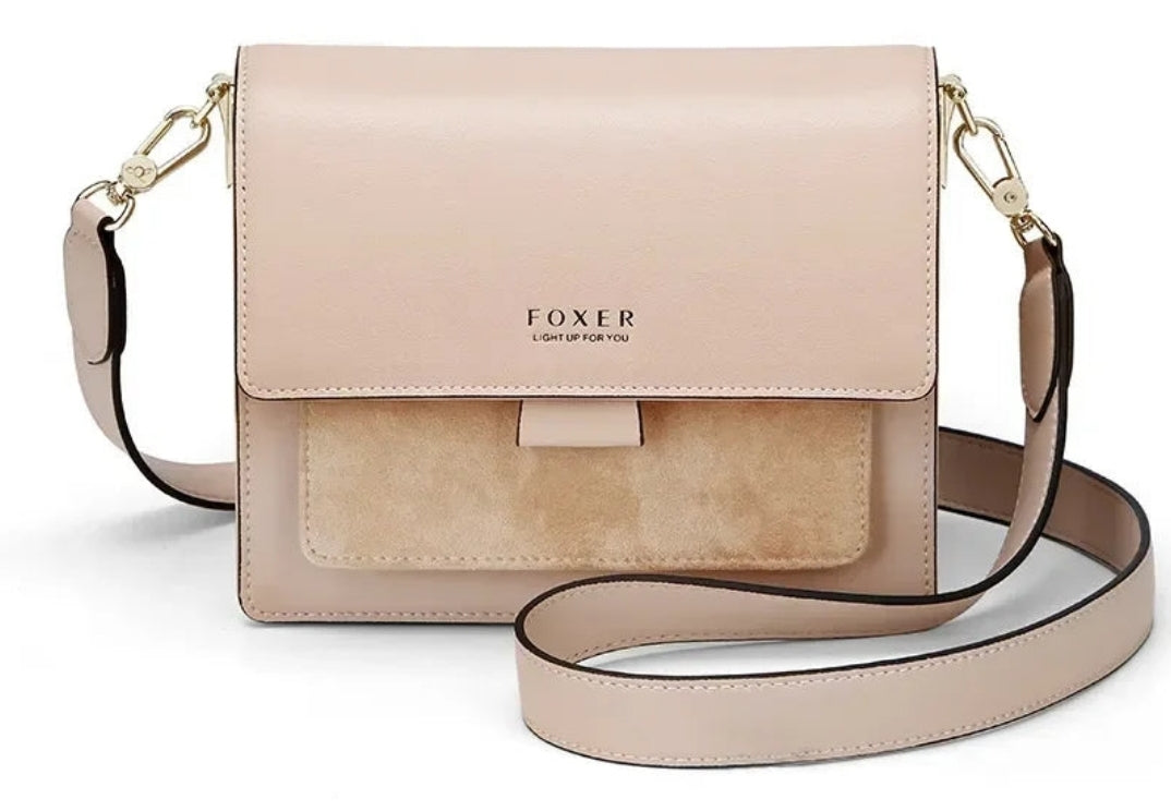 Bolsa Feminina de Couro Foxer – Modelo Compact Elegance