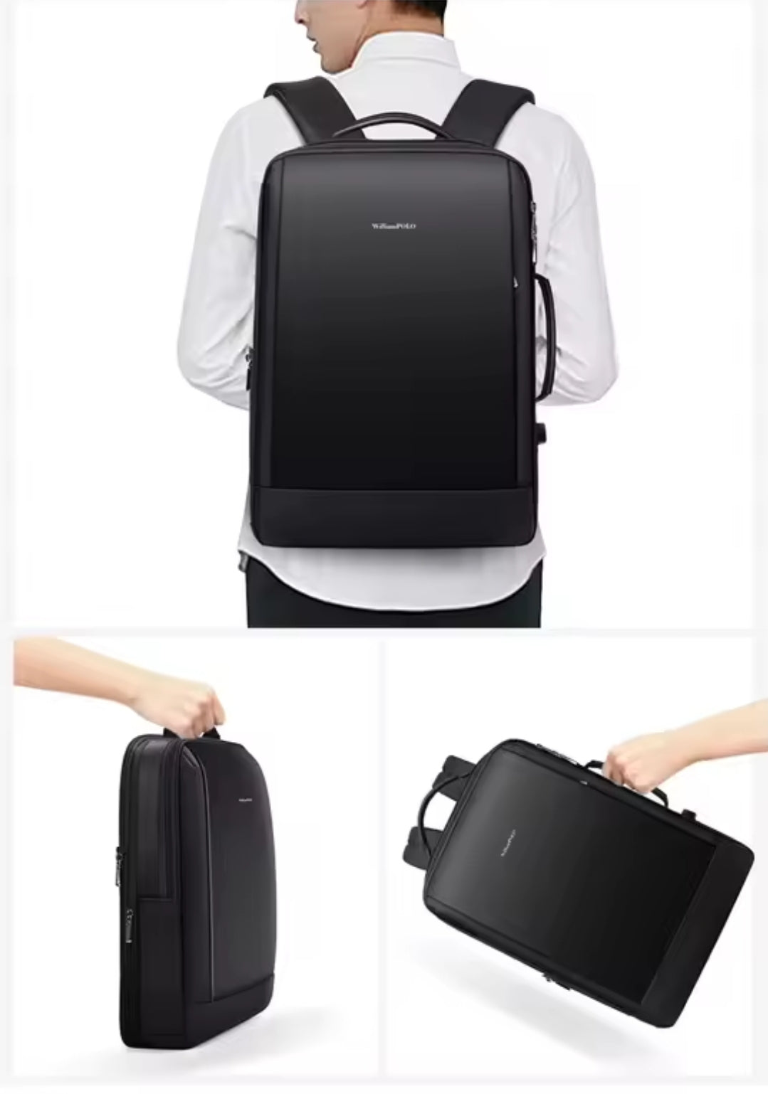 Mochila Executiva Masculina de Viagem William Polo!