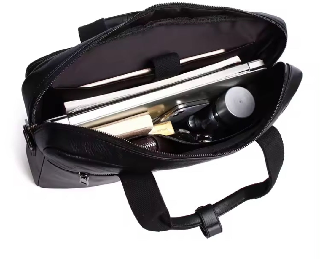 Pasta de Couro Masculina para Notebook – Modelo Executivo Cowhide