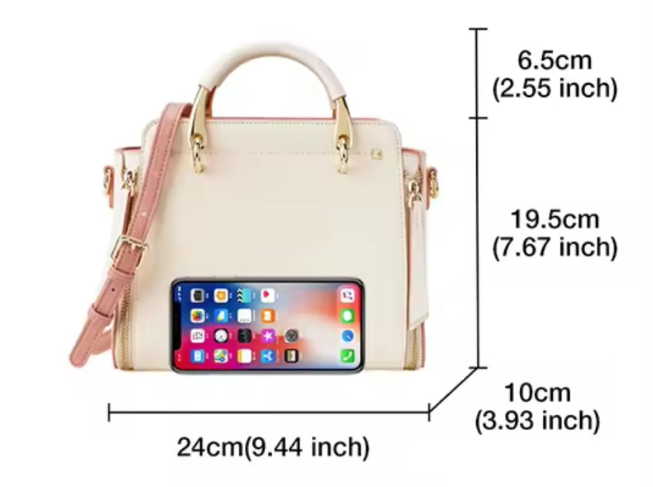 Bolsa Feminina Foxer de Couro Personalizado Premium-Modelo Bolsa de Mão