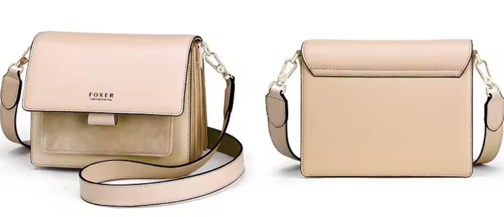 Bolsa Feminina de Couro Foxer – Modelo Compact Elegance