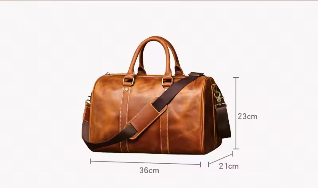 Mala Executiva de Couro Genuíno – Modelo Streamlined