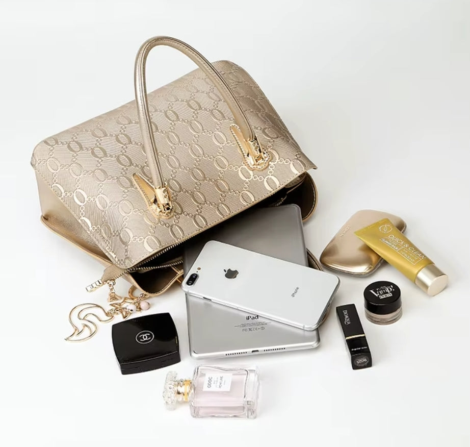 Bolsa Tote Feminina de Couro Rachado - Linha Foxer