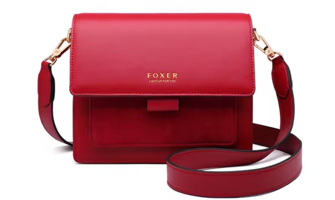 Bolsa Feminina de Couro Foxer – Modelo Compact Elegance