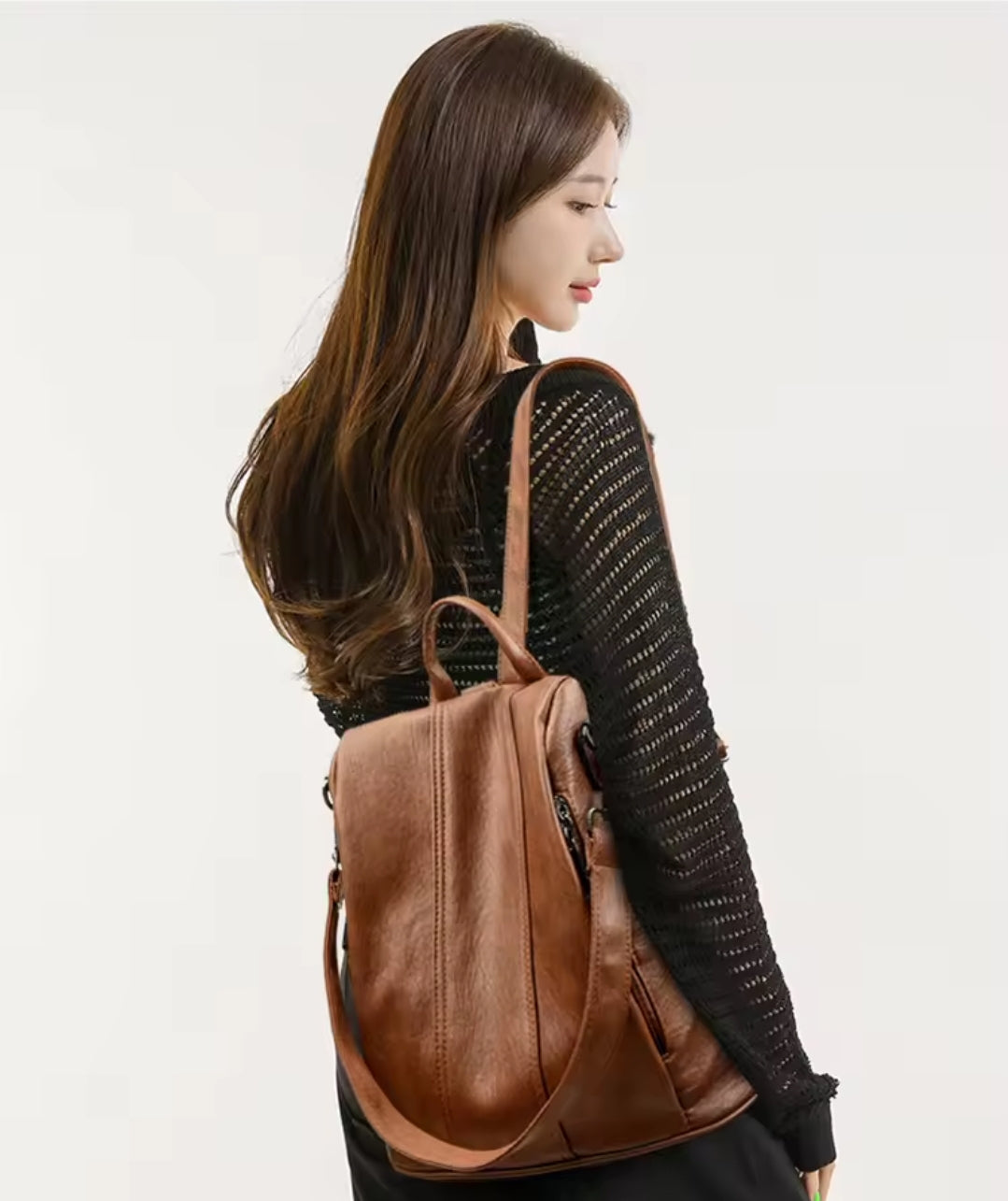 Bolsa Feminina de Couro Legítimo Impermeável!