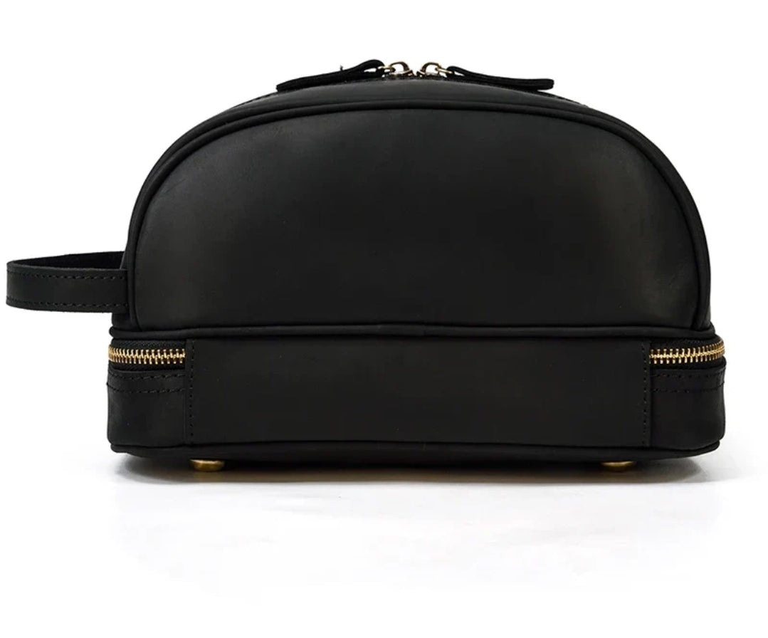 Nécessaire Masculina de Couro Genuíno – Modelo Cowhide