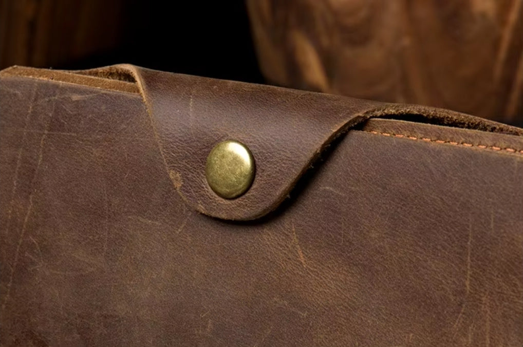 Carteira Masculina de Couro Legítimo – Modelo Horse Long