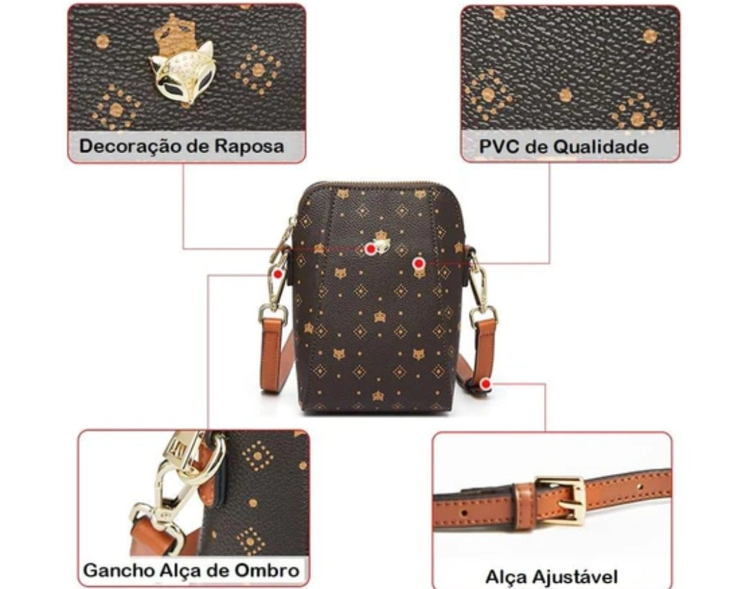 Bolsa Feminina Foxer Personalizada – Linha Madri Bolsa de Mão e Ombros
