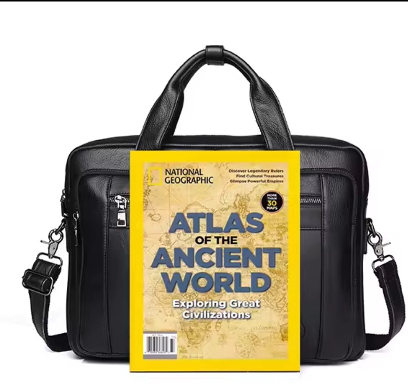Pasta de Couro Masculina para Notebook – Modelo Executivo Cowhide