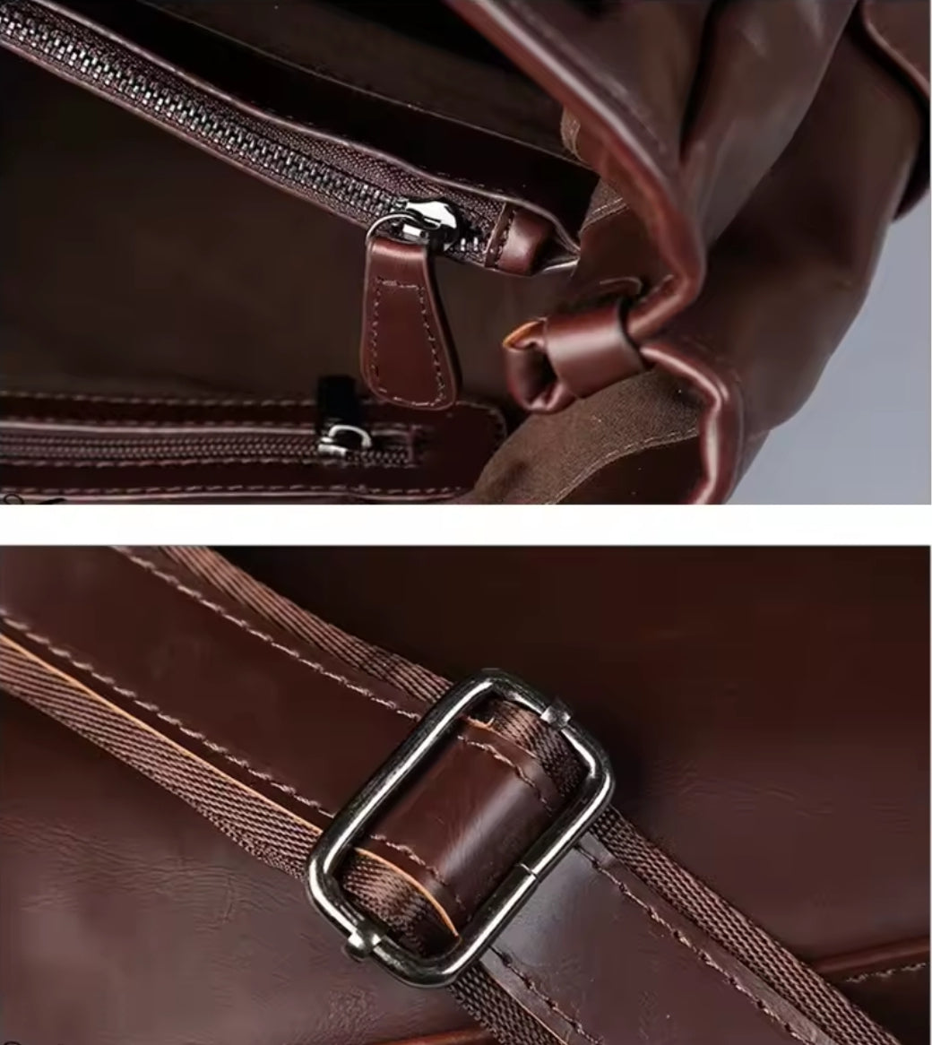 Pasta de Couro Empresarial Estilo Bolsa de Mão!