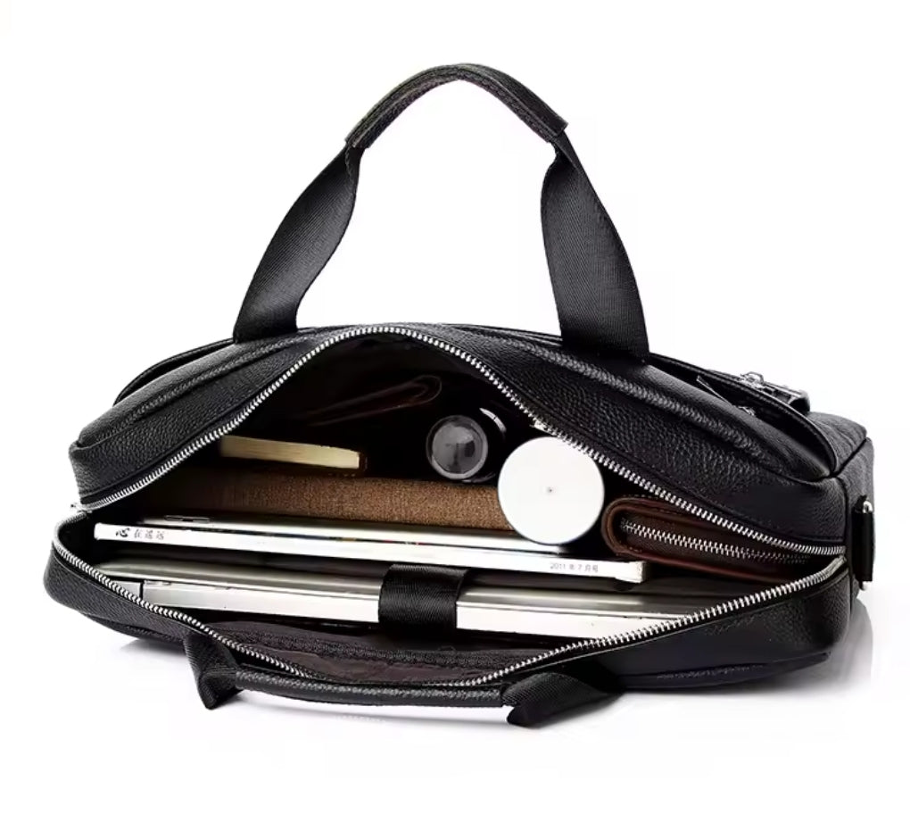 Pasta de Couro Masculina para Notebook 15.6 Polegadas – Modelo Hang Bag
