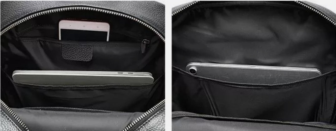 Mochila Masculina Executiva de Couro Legítimo – Modelo Crocodilo