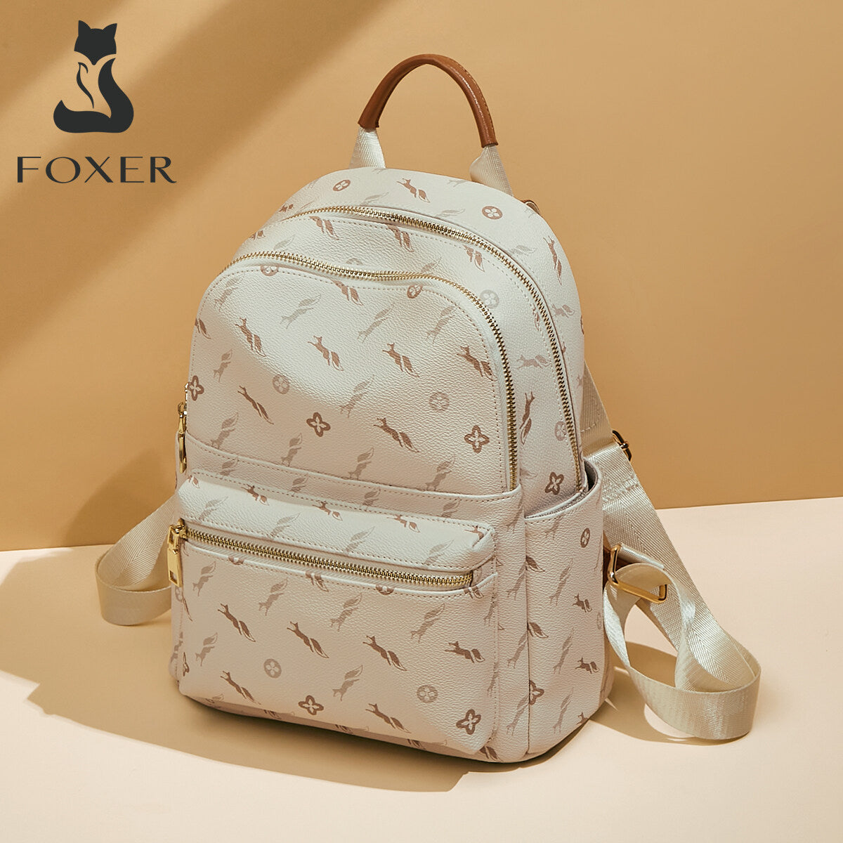 Mochila Feminina Foxer Estampada