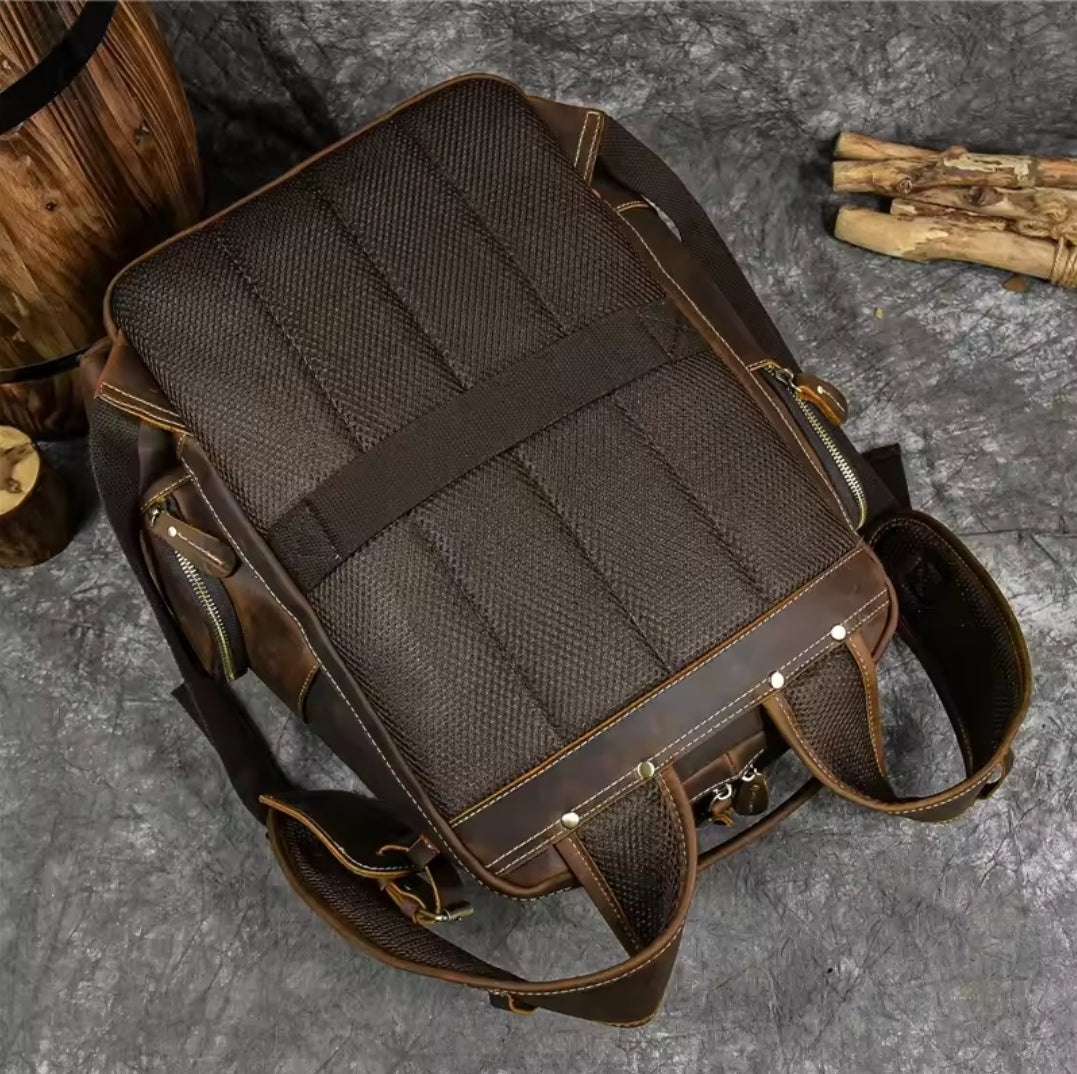 Mochila de Couro para Notebook – Modelo Big Confort