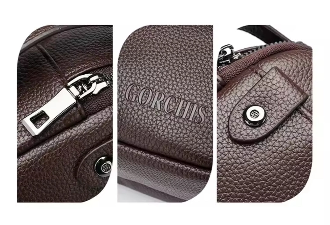 Nécessaire Masculina de Couro – Modelo Britânico
