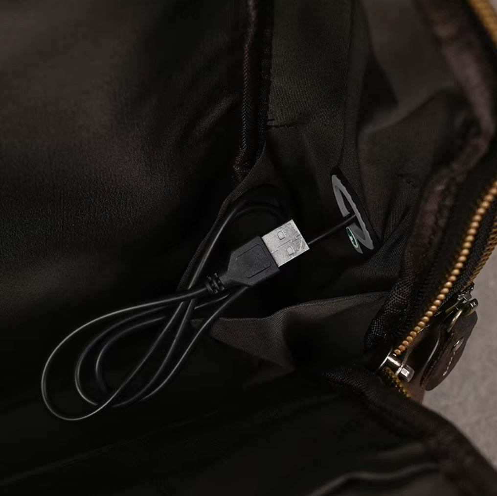 Mochila de Couro Masculina Executiva Prime para Notebook!