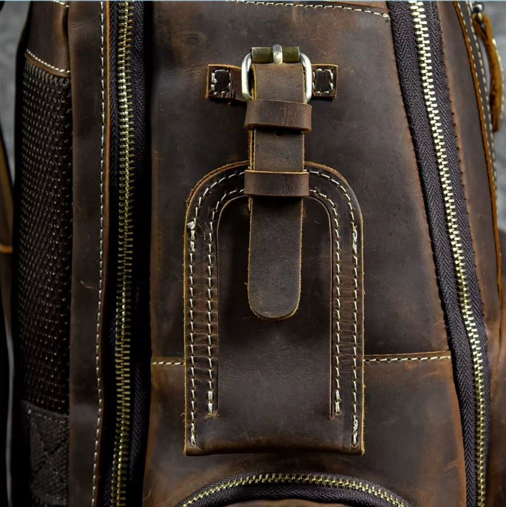 Mochila de Couro para Notebook – Modelo Big Confort