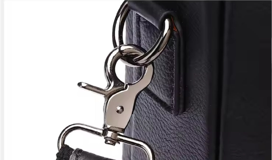 Pasta de Couro Masculina para Notebook – Modelo Executivo Cowhide