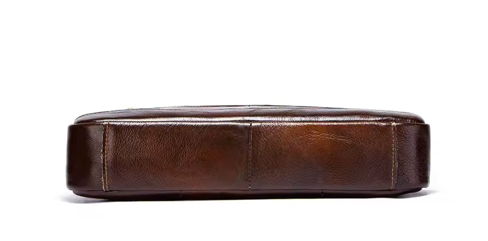 Pasta Masculina de Couro Legítimo para Notebook – Modelo Executivo