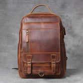 Mochila Masculina de Couro Legítimo para Notebook – Modelo Clássico Premium!