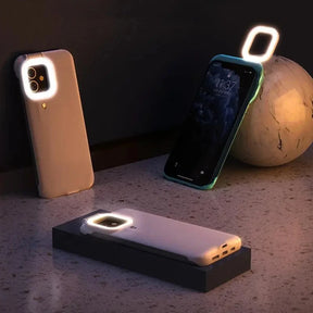 Capa com Ring Light para iphone