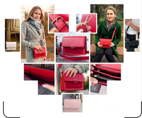 Bolsa Feminina de Couro Foxer – Modelo Compact Elegance