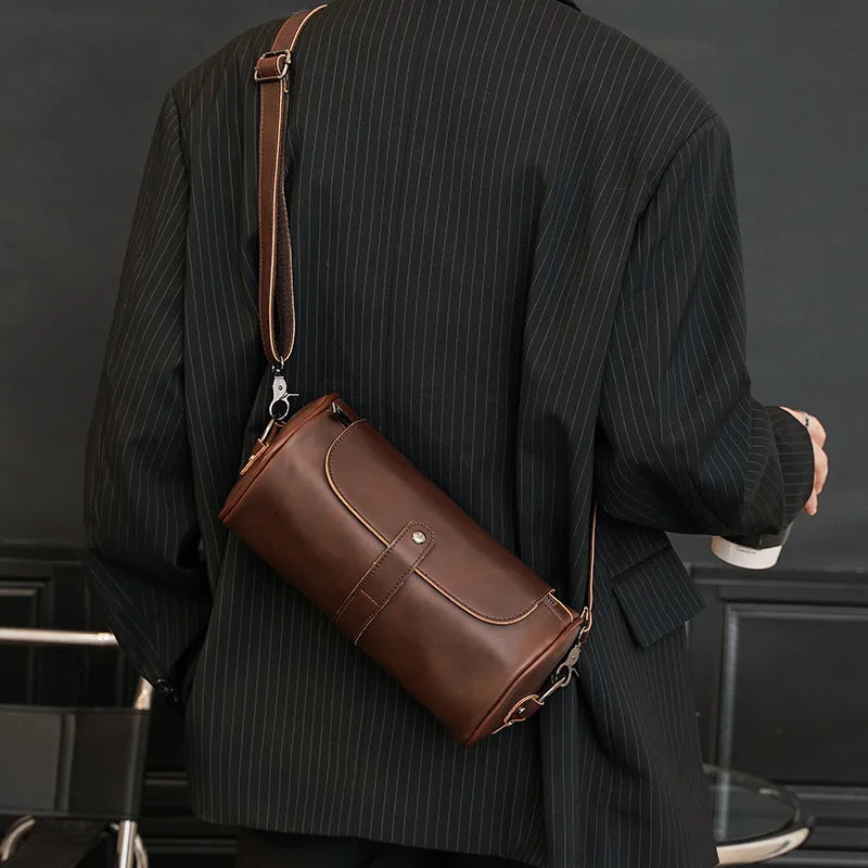 Bolsa Transversal de Couro Shoulder Bag