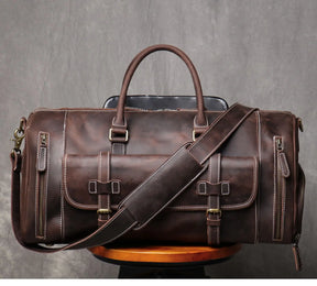 Mala de Viagem Executiva de Couro Legítimo - Modelo Premium!