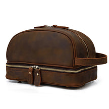 Nécessaire Masculina de Couro Genuíno – Modelo Cowhide