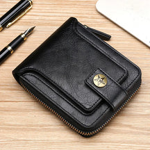 Carteira Masculina de Couro Minimal Premium