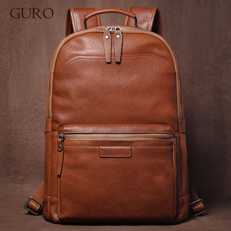 Mochila de Couro Exclusiva Prime Elite