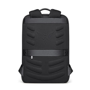 Mochila Masculina de Couro Genuíno William Polo – Modelo Executivo com Tecnologia USB